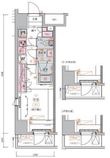 リヴシティ日暮里の間取図