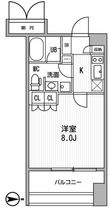 サンフル押上Ⅰの間取図