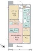 グランカーサ曳舟の間取図