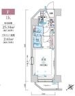 リヴシティ亀戸の間取図