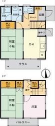 フジハイツの間取図