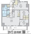 クレストコート上野の間取図