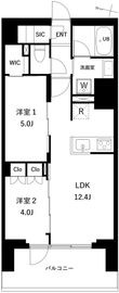 プレディアコート西日暮里の間取図