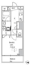 フロンティアレジデンス板橋の間取図