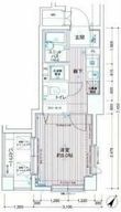 メインステージ護国寺Ⅱの間取図