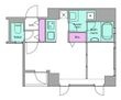 レジディア文京千石の間取図