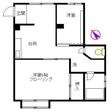 茗台ハイツの間取図