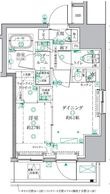 クレイシアIDZ板橋本町アーバンレジデンスの間取図