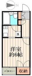 カーサ千駄木の間取図