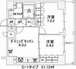 エスティメゾン王子の間取図