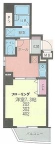 エイエムナガスミの間取図