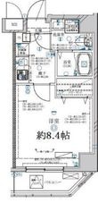 ディアレイシャス日暮里EASTの間取図