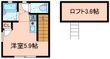 バーミープレイス王子Ⅱの間取図