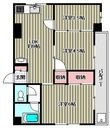 早稲田コーポの間取図