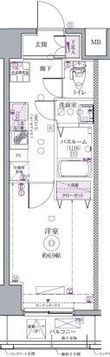 クレヴィスタ浅草の間取図