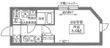 COCOCUBE東長崎の間取図