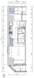 ライジングプレイス亀戸 の間取図
