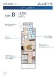 Alivis東十条の間取図