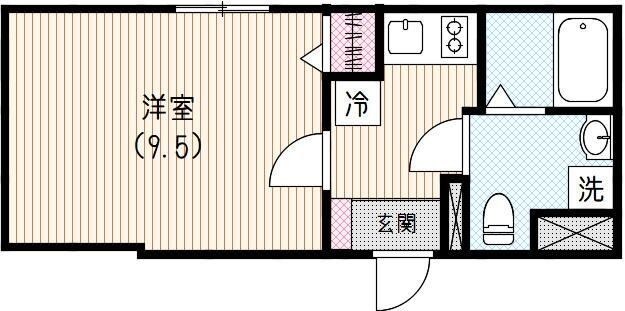 拡大写真:グランチェスタ文京 2階202の間取り