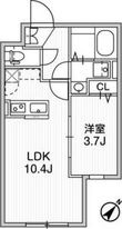 Aglaia千石Deuxの間取図