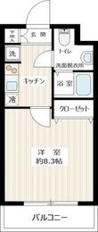 写真：ファーストコート赤羽4階の間取図