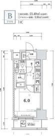 SPATIEXEBEC亀戸の間取図