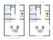 OGE EASTの間取図