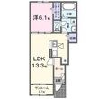 ジャルディーノ アルソーレの間取図