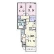 ベル ソーレ メゾンの間取図