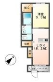 CreekII(クリーク2)の間取図