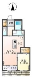 サン・クレインの間取図