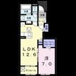 ライラック Vの間取図