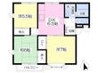 パインフォレストCの間取図
