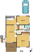 YKマンションシーオーレ新宮前の間取図