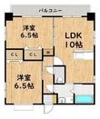 福岡市東区箱崎3丁目の間取図