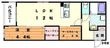 ベルオロール古賀ししぶの間取図