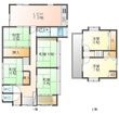 小城町上町貸戸建の間取図