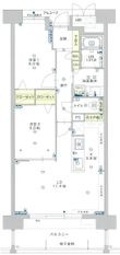 モントーレ香椎浜サーフタワーイーストウイングの間取図