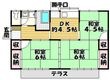 安川貸家の間取図