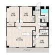 セレイン香椎花園の間取図