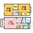 ヨーロピアンシャレー古賀の間取図