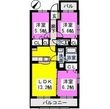 アロース南里の間取図