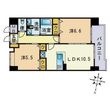 レジデンス博多の間取図