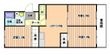 カーサ内橋の間取図