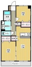 リバーサイド古賀の間取図