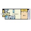 Aden箱崎駅前の間取図