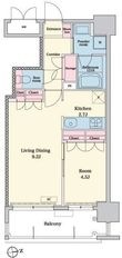 RJRプレシア千早の間取図