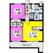 リヴェール高田の間取図