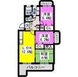 リヴェール伊賀Ⅱの間取図