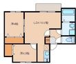 写真：Maison　de　W1階の間取図